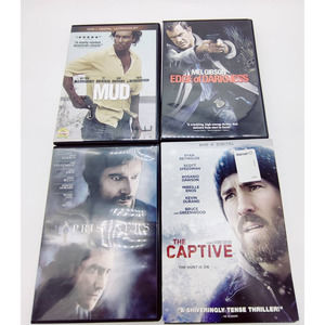 4 Action Mystery Movie Lot Dvds Mud Edge Of Darkness Prisoners The Captive Four